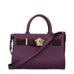 Versace Purple Leather Handbag Versace