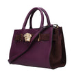 Versace Purple Leather Handbag Versace