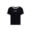 Versace Black Viscose T-Shirt Versace