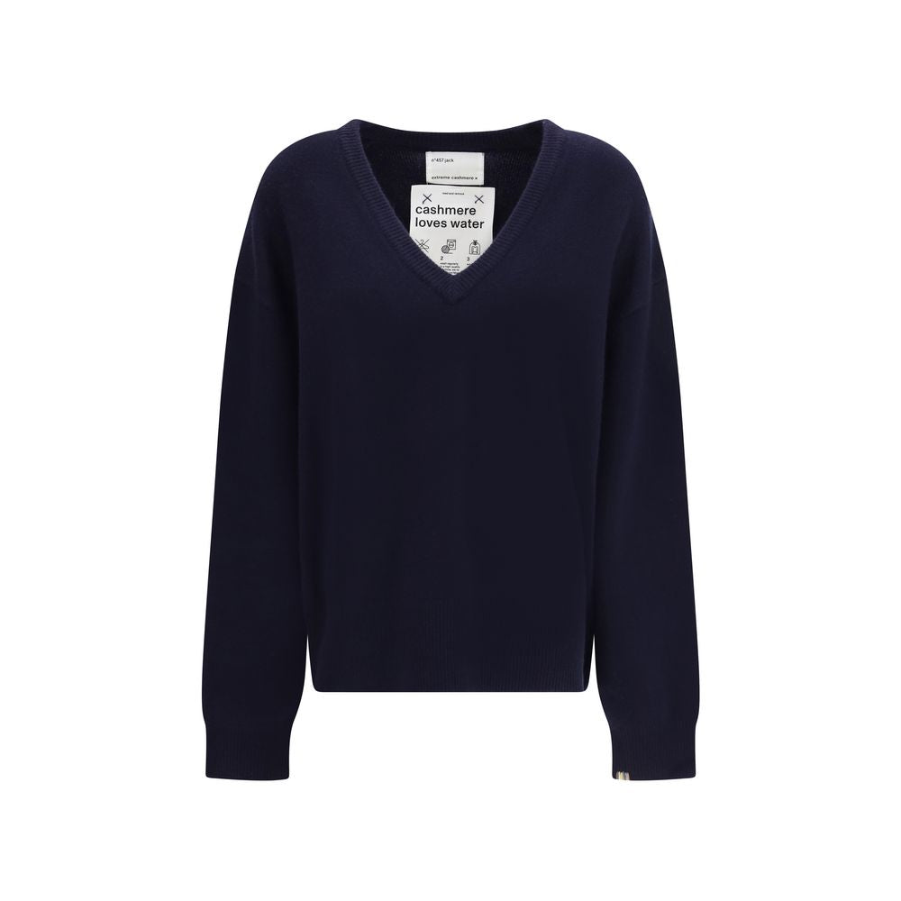 Extreme Cashmere Blue Cashmere Sweatshirt Extreme Cashmere