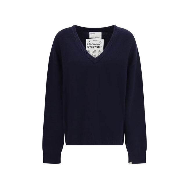 Extreme Cashmere Blue Cashmere Sweatshirt Extreme Cashmere