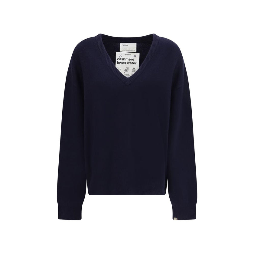 Extreme Cashmere Blue Cashmere Sweatshirt Extreme Cashmere