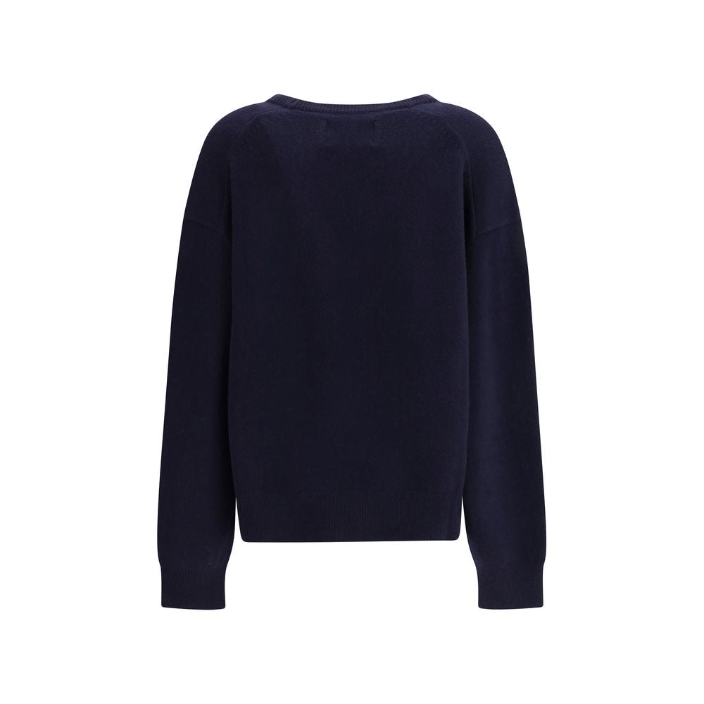 Extreme Cashmere Blue Cashmere Sweatshirt Extreme Cashmere