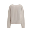 Extreme Cashmere White Cashmere Cashmere Sweater Extreme Cashmere