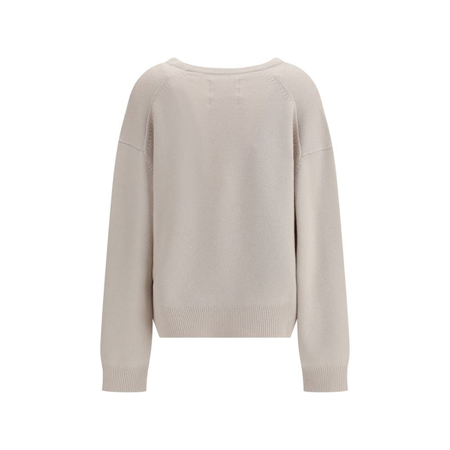 Extreme Cashmere White Cashmere Cashmere Sweater Extreme Cashmere