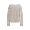 Extreme Cashmere White Cashmere Cashmere Sweater Extreme Cashmere