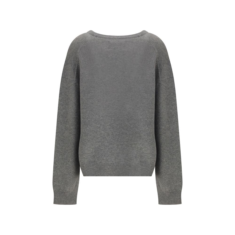 Extreme Cashmere Gray Cashmere Cashmere Sweater Extreme Cashmere