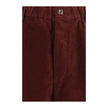 Fendi Bordeaux Cotton Casual Pants Fendi