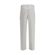 Fendi Silver Cotton Cargo Pants Fendi