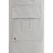 Fendi Silver Cotton Cargo Pants Fendi