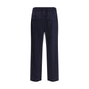 Max Mara Blue Wool Casual Pants Max Mara