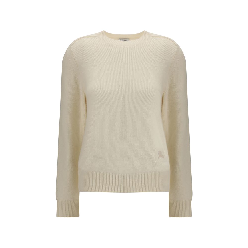 Burberry Cream Cashmere Cashmere Sweater Burberry
