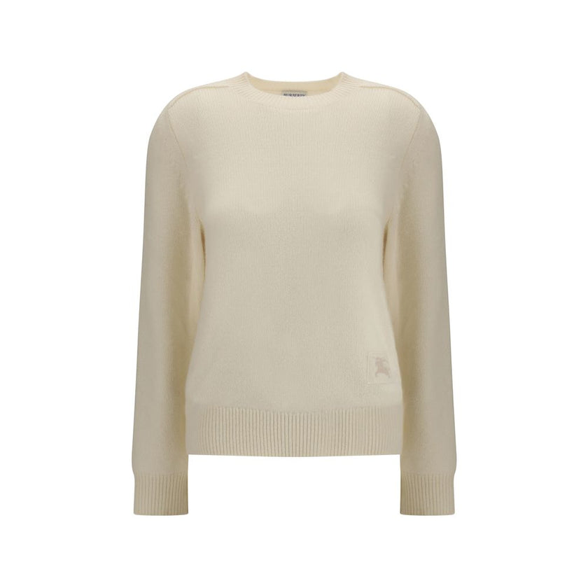 Burberry Cream Cashmere Cashmere Sweater Burberry