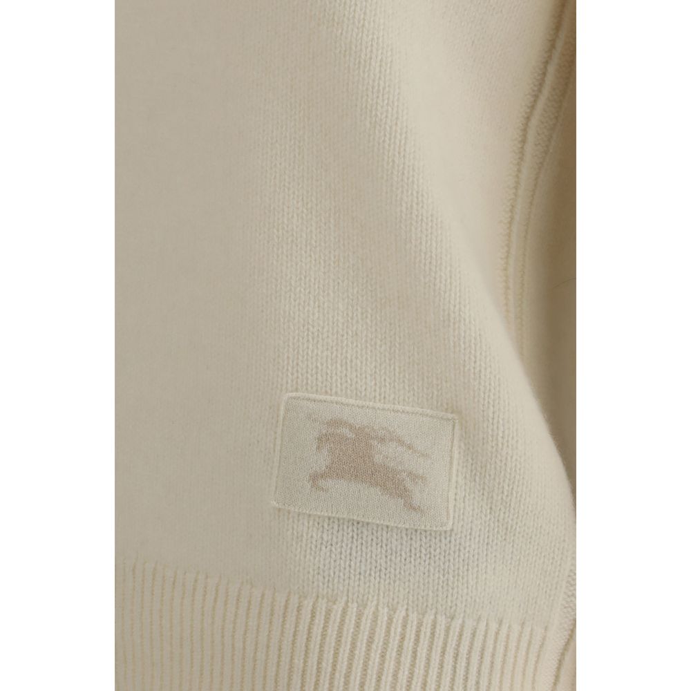 Burberry Cream Cashmere Cashmere Sweater Burberry