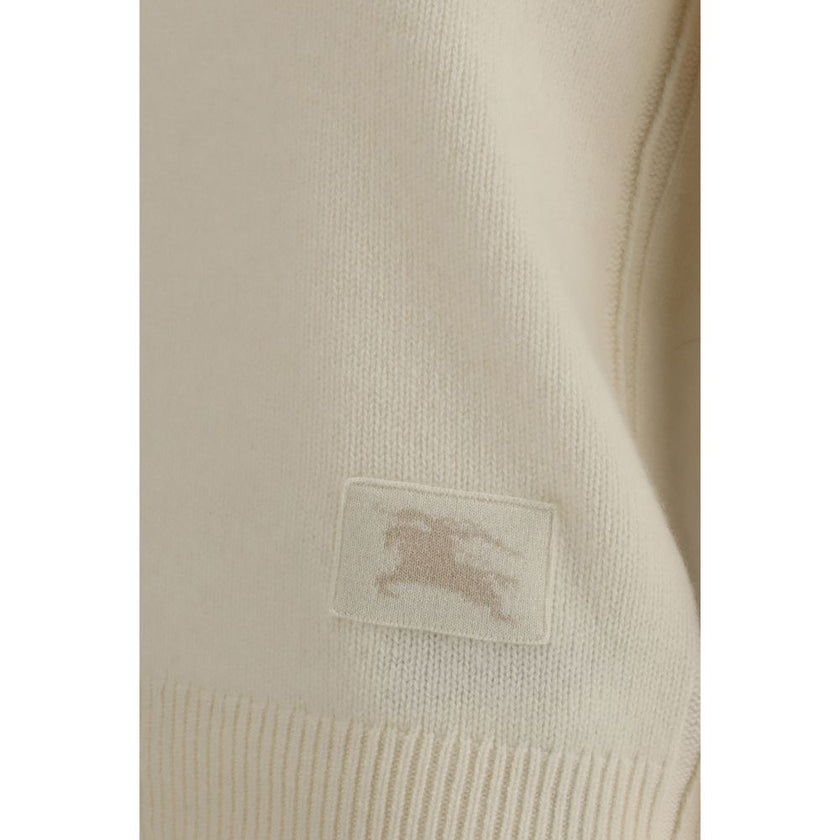 Burberry Cream Cashmere Cashmere Sweater Burberry