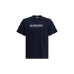 Burberry Blue Cotton T-Shirt Burberry
