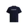 Burberry Blue Cotton T-Shirt Burberry