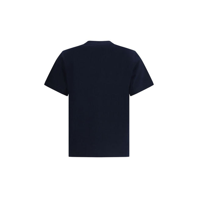 Burberry Blue Cotton T-Shirt Burberry