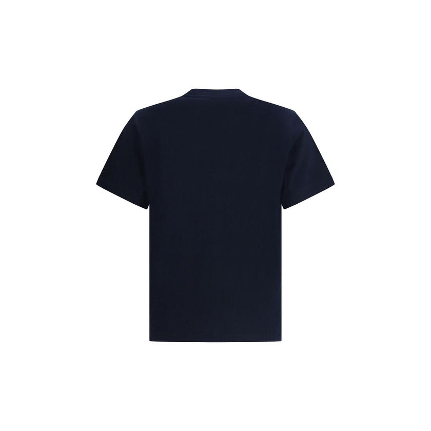Burberry Blue Cotton T-Shirt Burberry