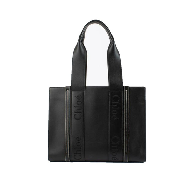 Chloé Black Leather Tote Bag Chloé