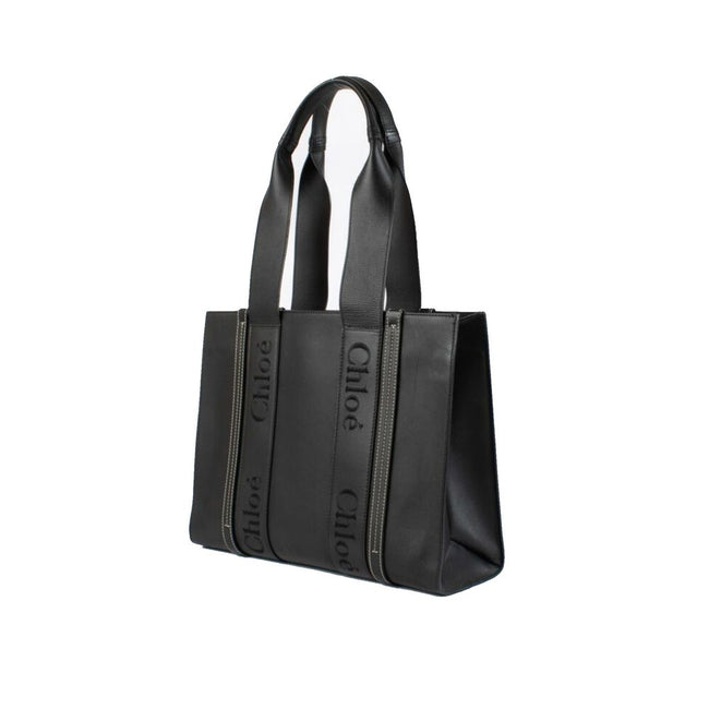 Chloé Black Leather Tote Bag Chloé