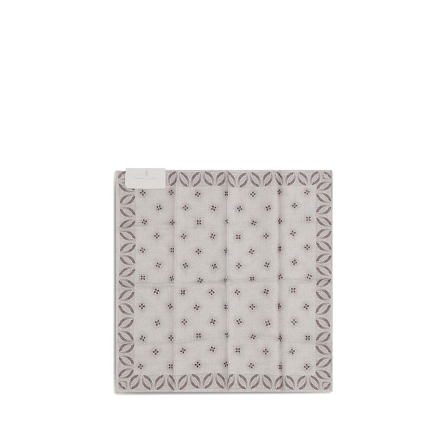 Brunello Cucinelli Beige Silk Pocket Square Brunello Cucinelli