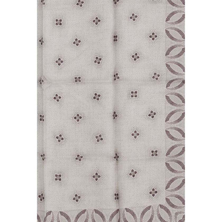 Brunello Cucinelli Beige Silk Pocket Square Brunello Cucinelli