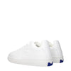 Burberry White Leather Low Top Sneakers Burberry