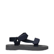 Burberry Blue Fabric Sandals Burberry