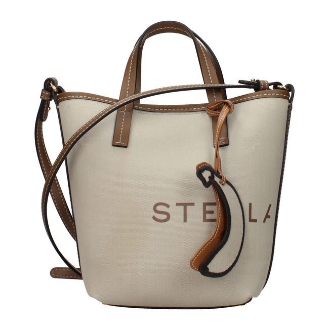 Stella McCartney Beige Fabric Handbag Stella McCartney
