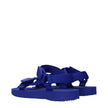 Burberry Blue Fabric Sandals Burberry