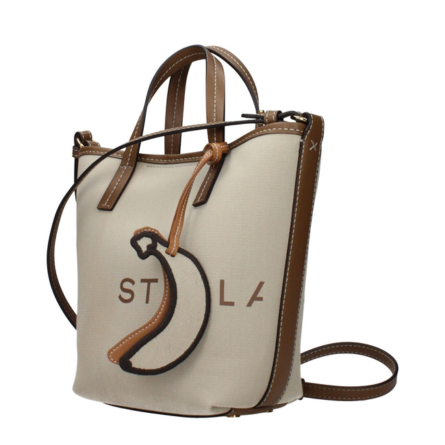 Stella McCartney Beige Fabric Handbag Stella McCartney