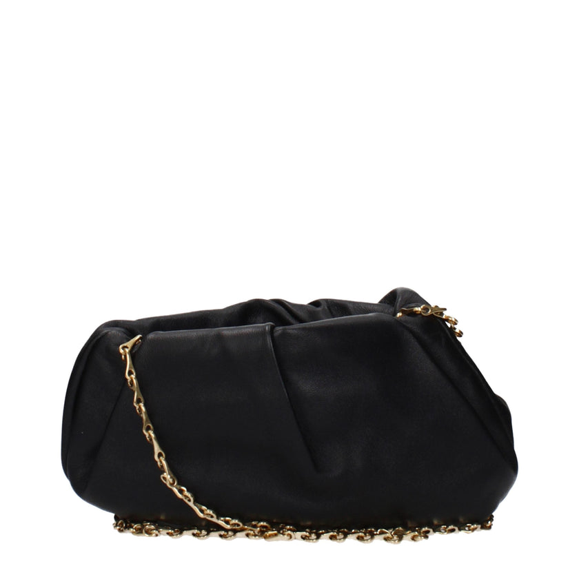 Burberry Black Leather Clutch Bag Burberry