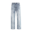 Diesel Light Blue Cotton Relaxed Fit Jeans Diesel