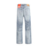 Diesel Light Blue Cotton Relaxed Fit Jeans Diesel