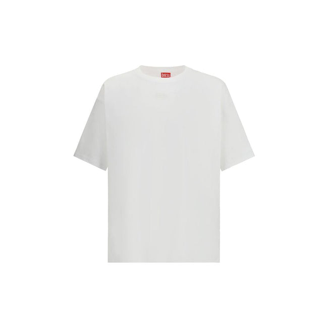 Diesel White Cotton T-Shirt Diesel