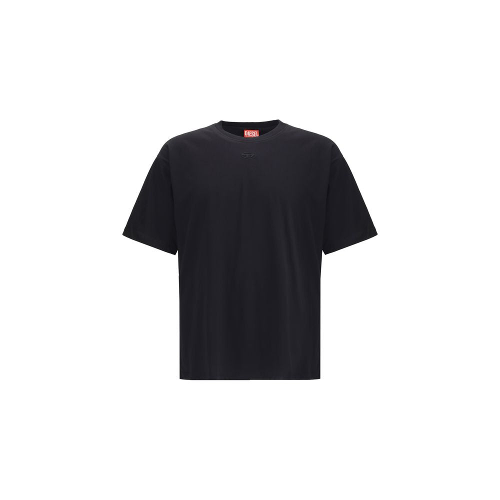 Diesel Black Cotton T-Shirt Diesel