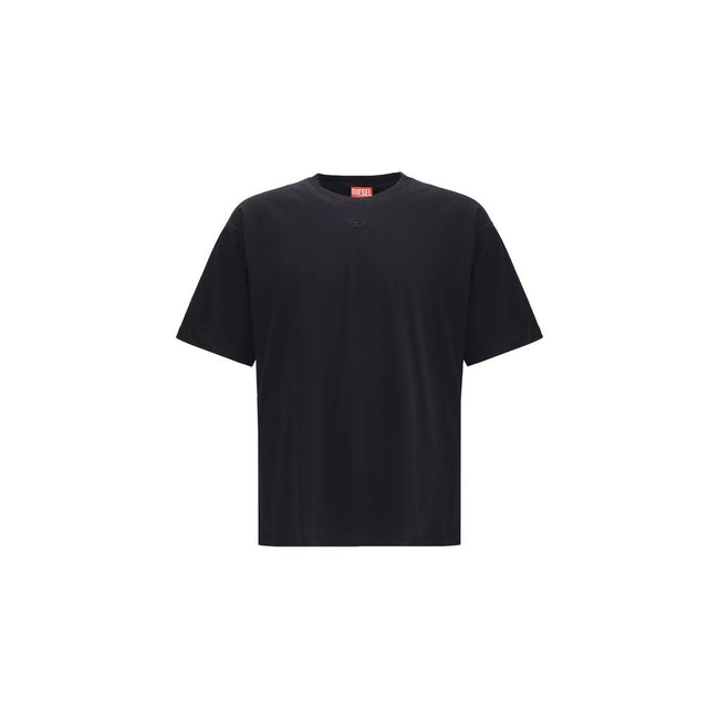Diesel Black Cotton T-Shirt Diesel