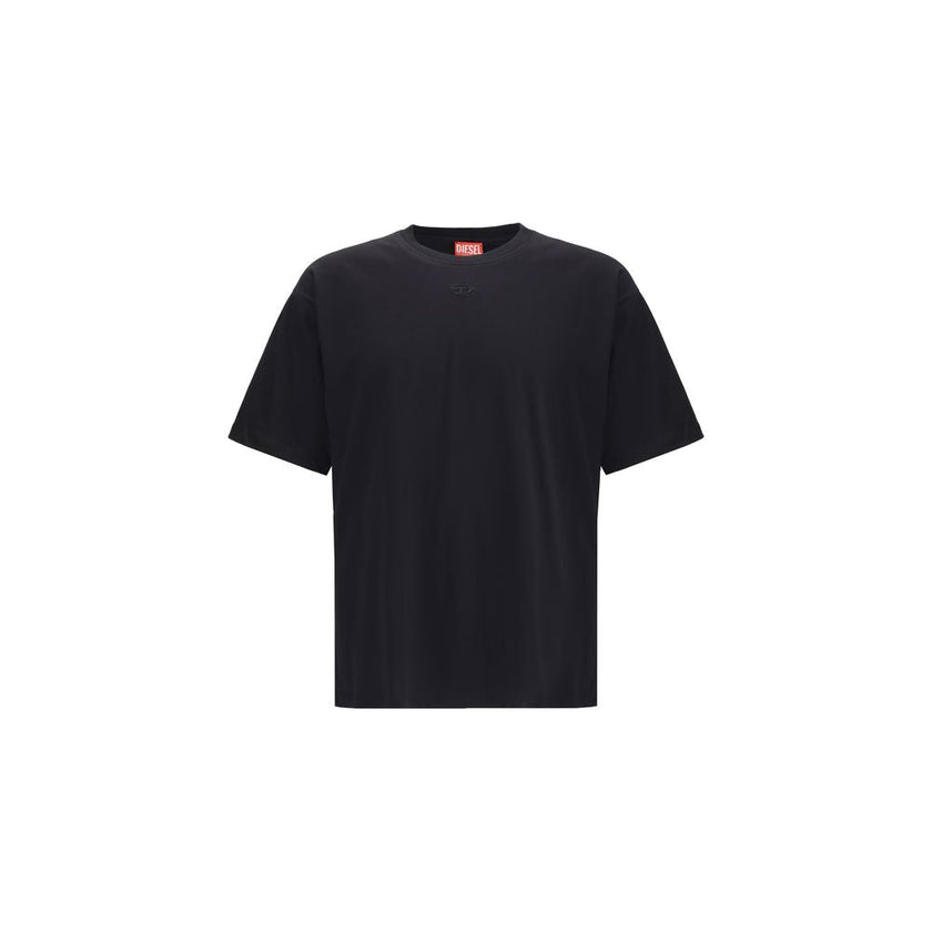Diesel Black Cotton T-Shirt Diesel