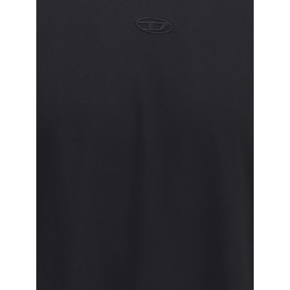 Diesel Black Cotton T-Shirt Diesel