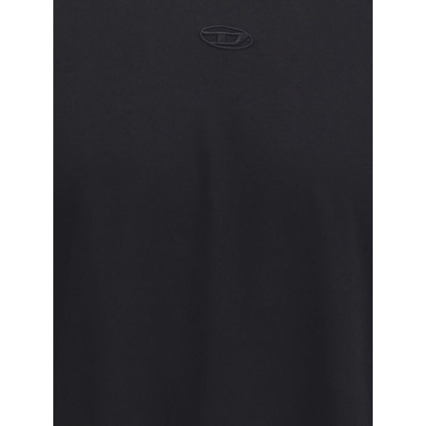 Diesel Black Cotton T-Shirt Diesel