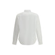 Prada White Fleece Wool Dress Shirt Prada