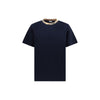 Burberry Blue Cotton T-Shirt Burberry