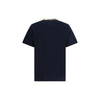 Burberry Blue Cotton T-Shirt Burberry
