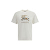 Burberry White Cotton T-Shirt Burberry