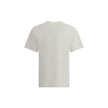 Burberry Cream Cotton T-Shirt Burberry