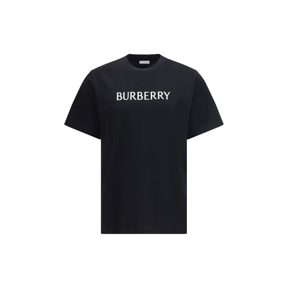 Burberry Black Cotton T-Shirt Burberry