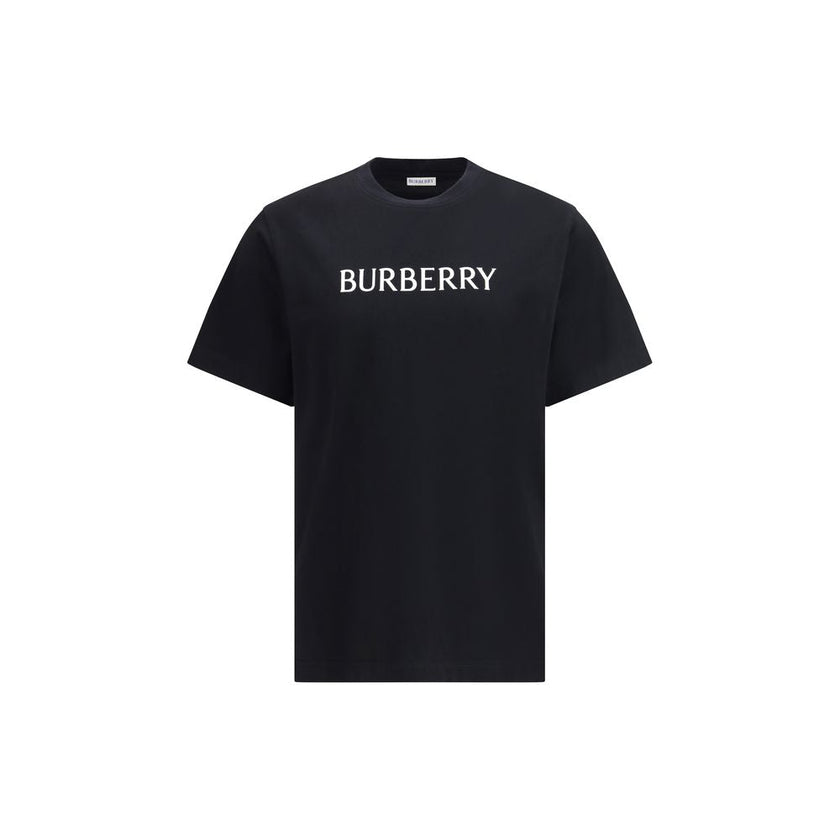 Burberry Black Cotton T-Shirt Burberry