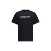 Burberry Black Cotton T-Shirt Burberry