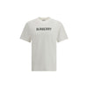 Burberry White Cotton T-Shirt Burberry
